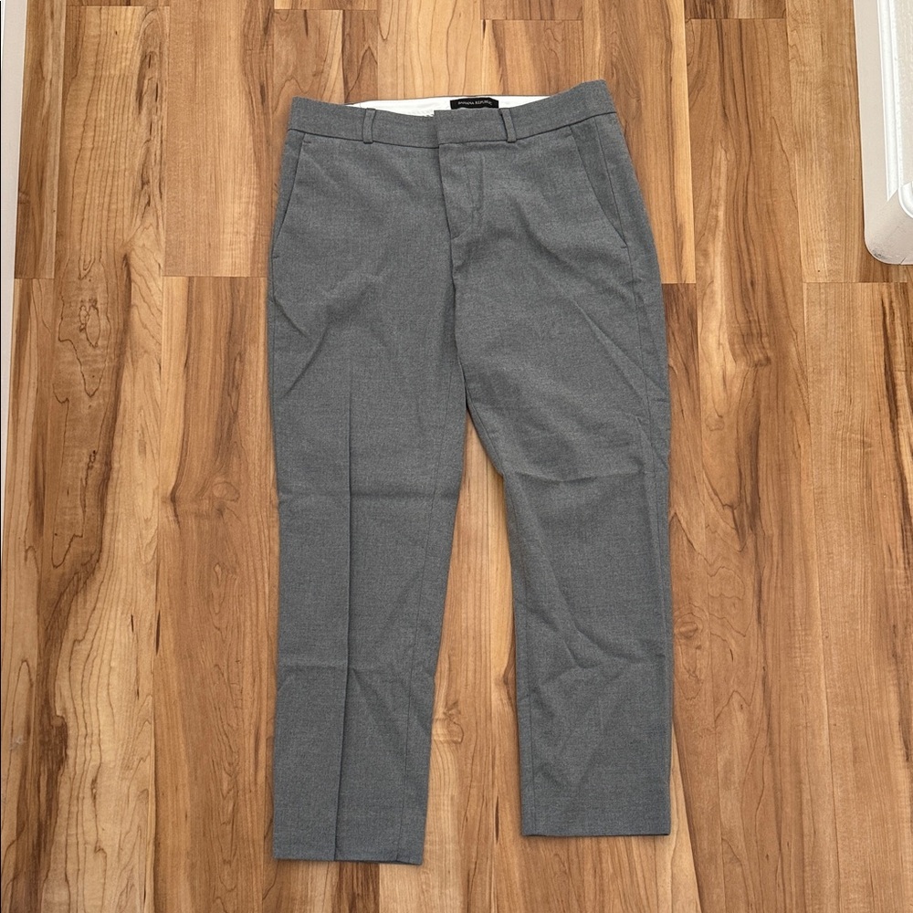 Banana Republic Gray Straight Leg Pants